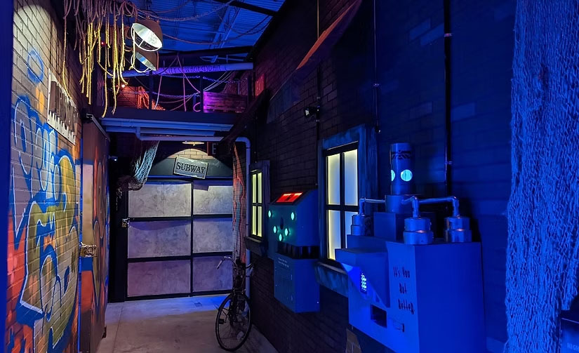 City Limits Escape Room inside